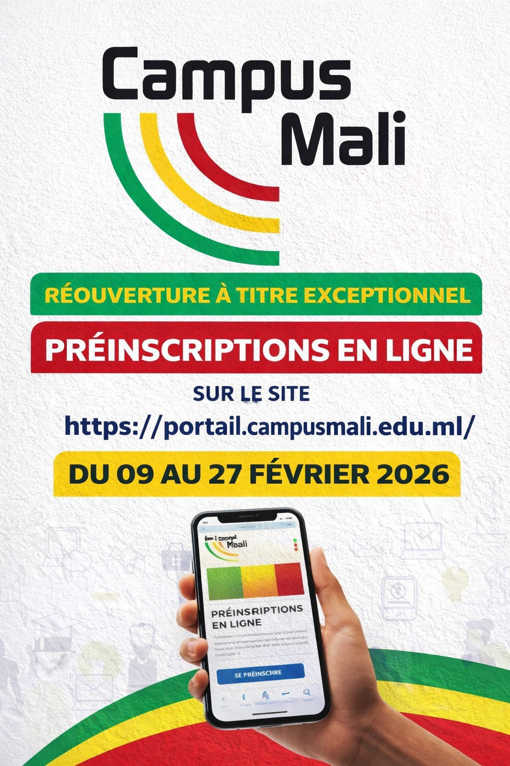 Réouverture à titre exceptionnel de la campagne de préinscription en ...